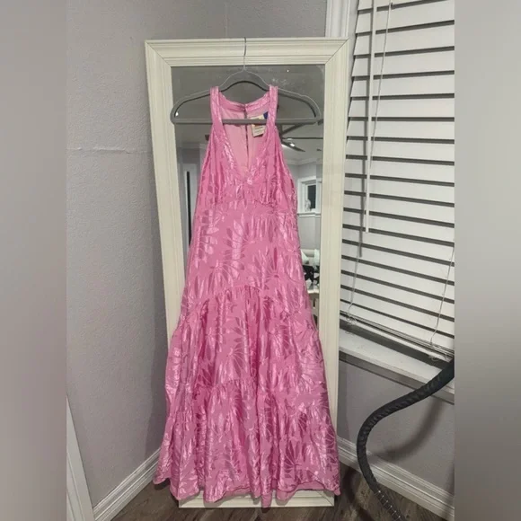 Farm Rio x Anthropologie V-Neck Tiered Maxi Dress - Picture 3 of 4